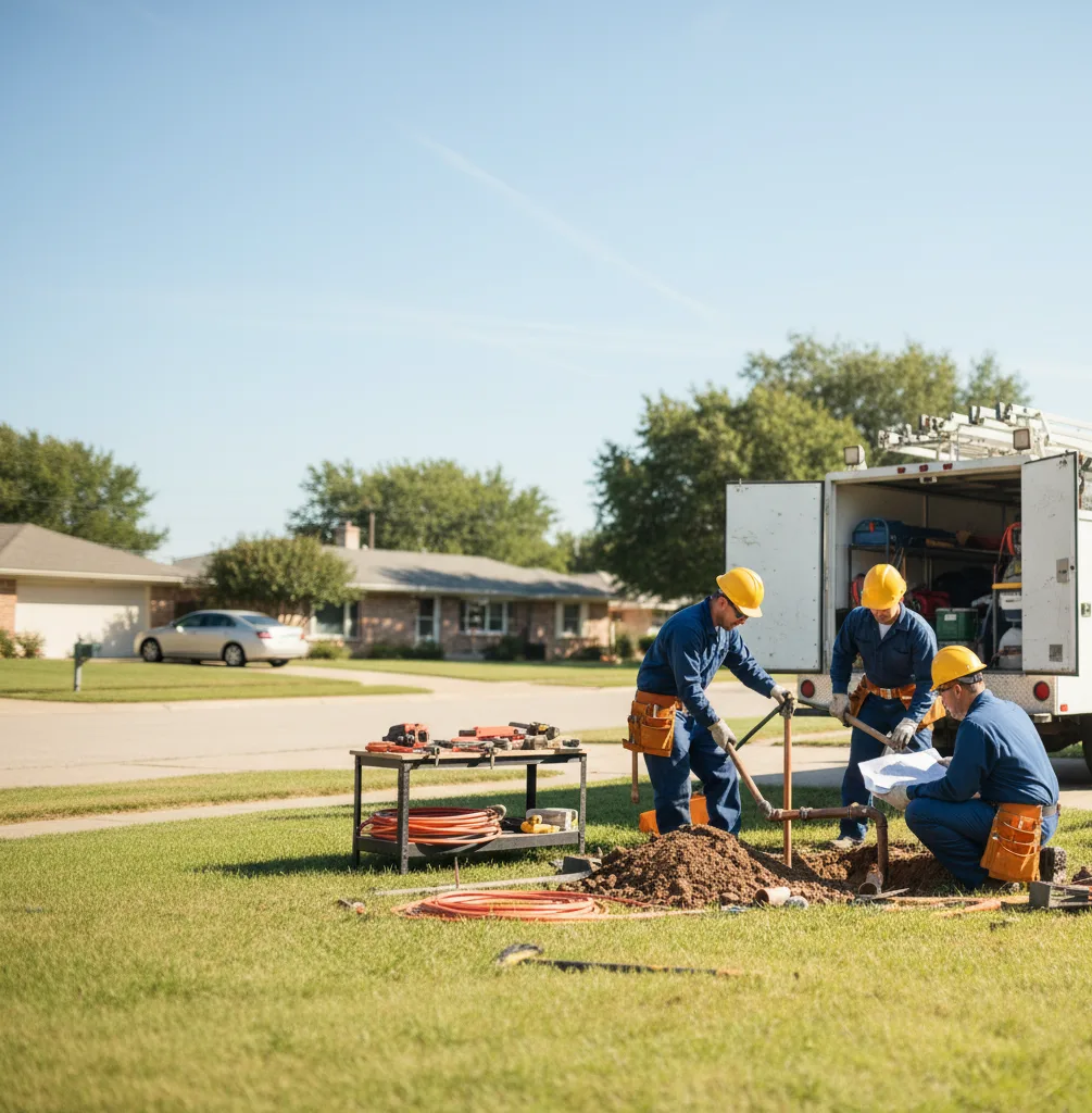 Sewer Line Repair in Dime Box, TX